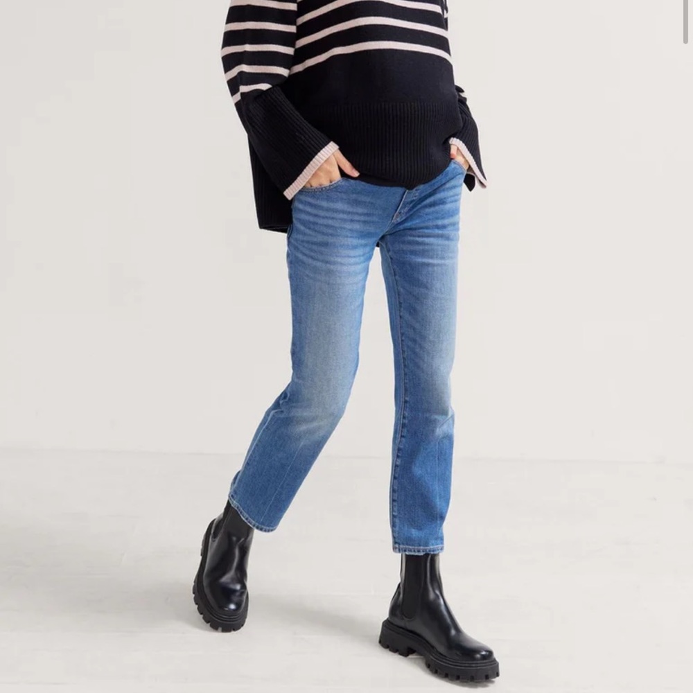 HATCH Over the Bump Straight Maternity Jean